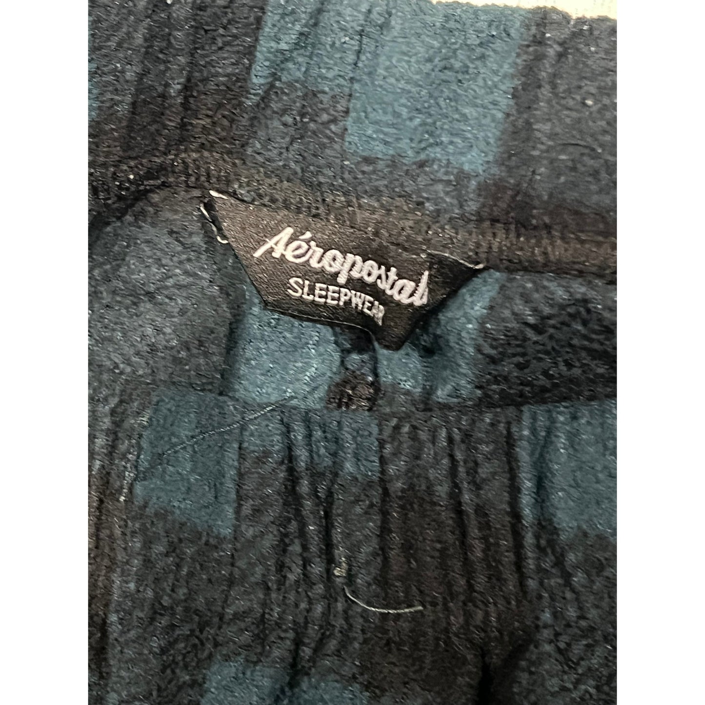 Aeropostale Green Black Checked Sleepwear Pants Mens M
