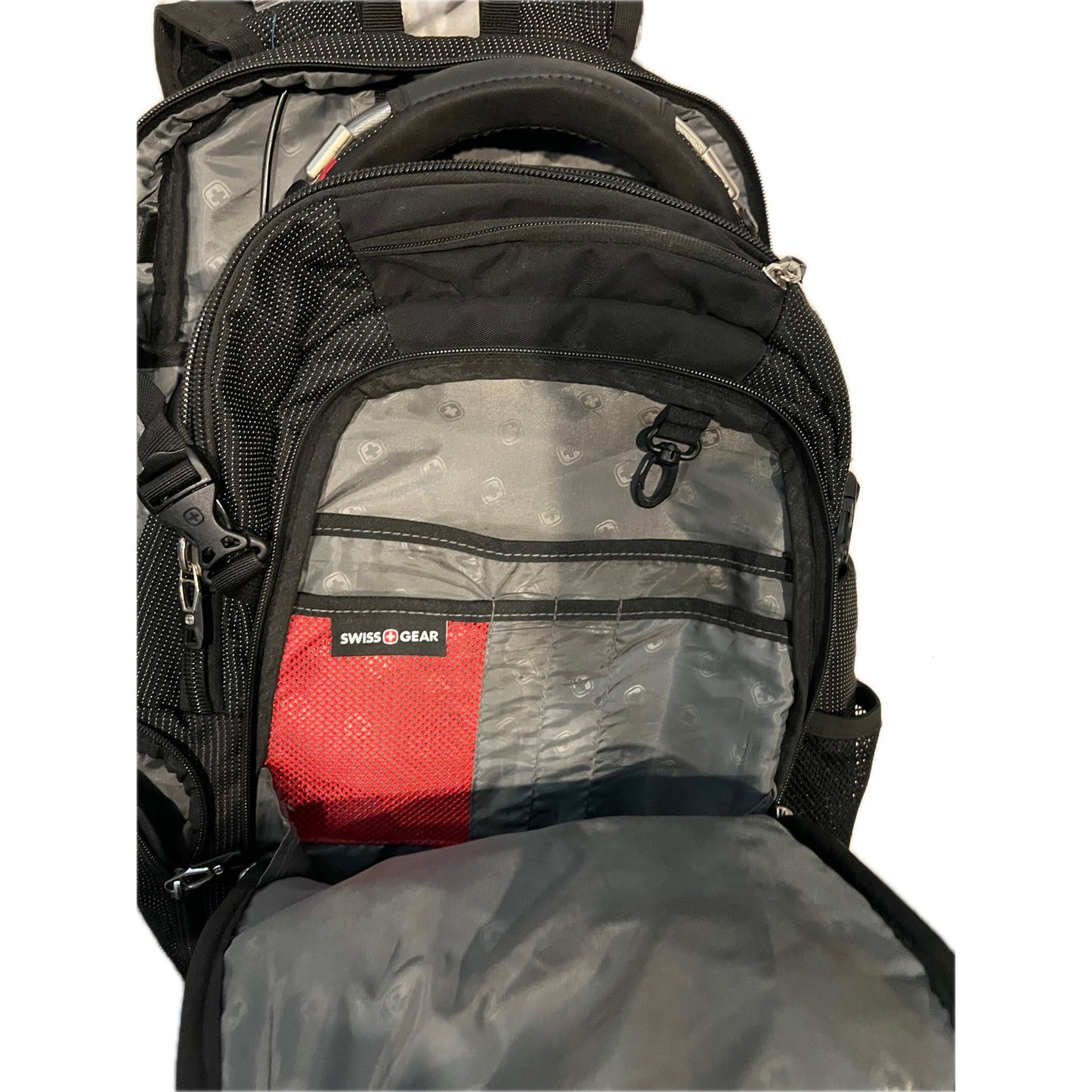 Swiss Gear 5358 ScanSmart Laptop Backpack Black Red