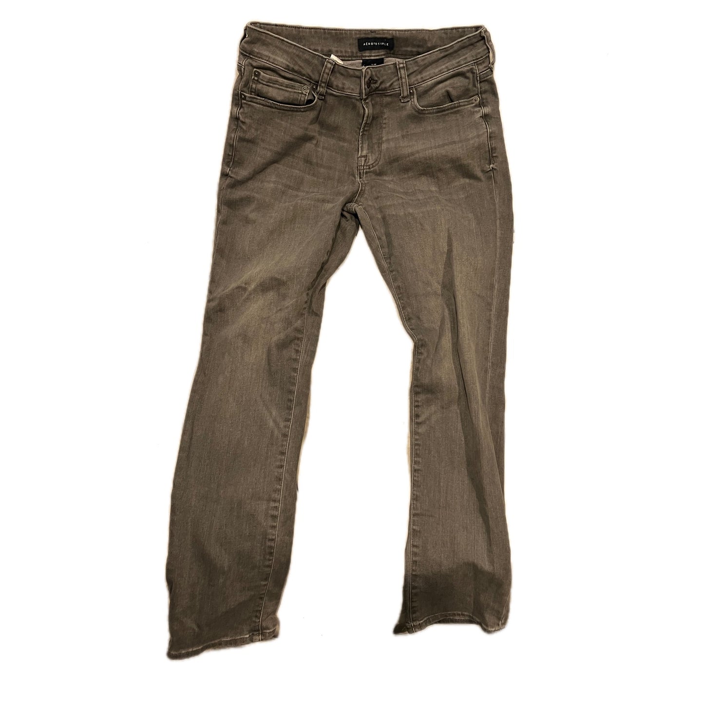 Aeropostale Slim Gray Jeans Mens 31x32