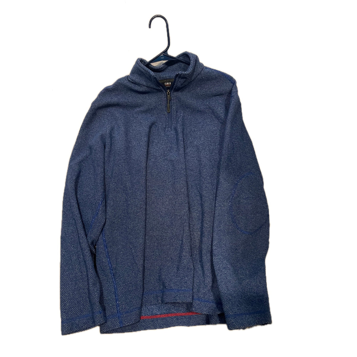 Cremieux Club 38 Blue Qtr Zip Fleece Mens XL