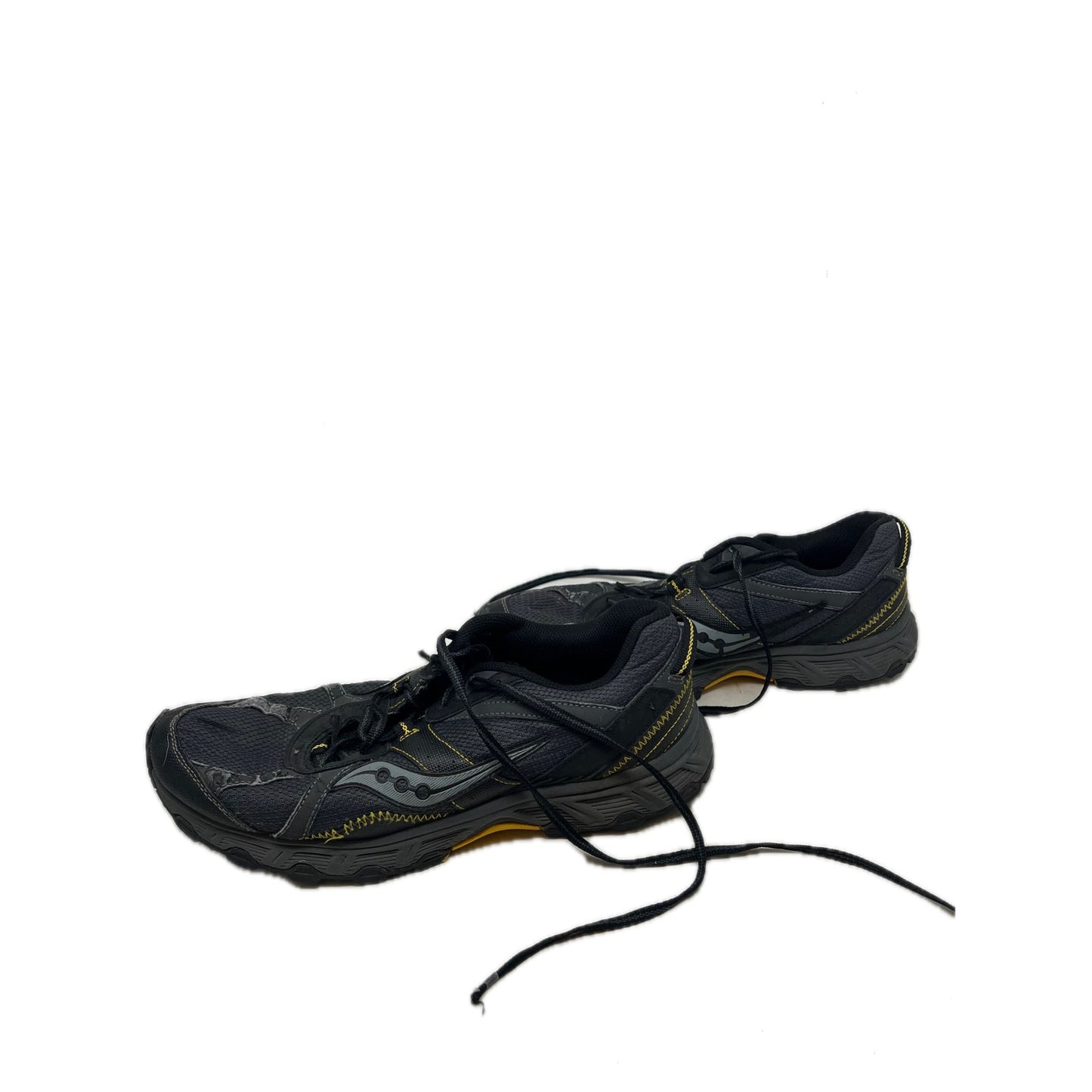 Saucony Mens Grid Raptor TR Gray Running Sneakers Size 10.5