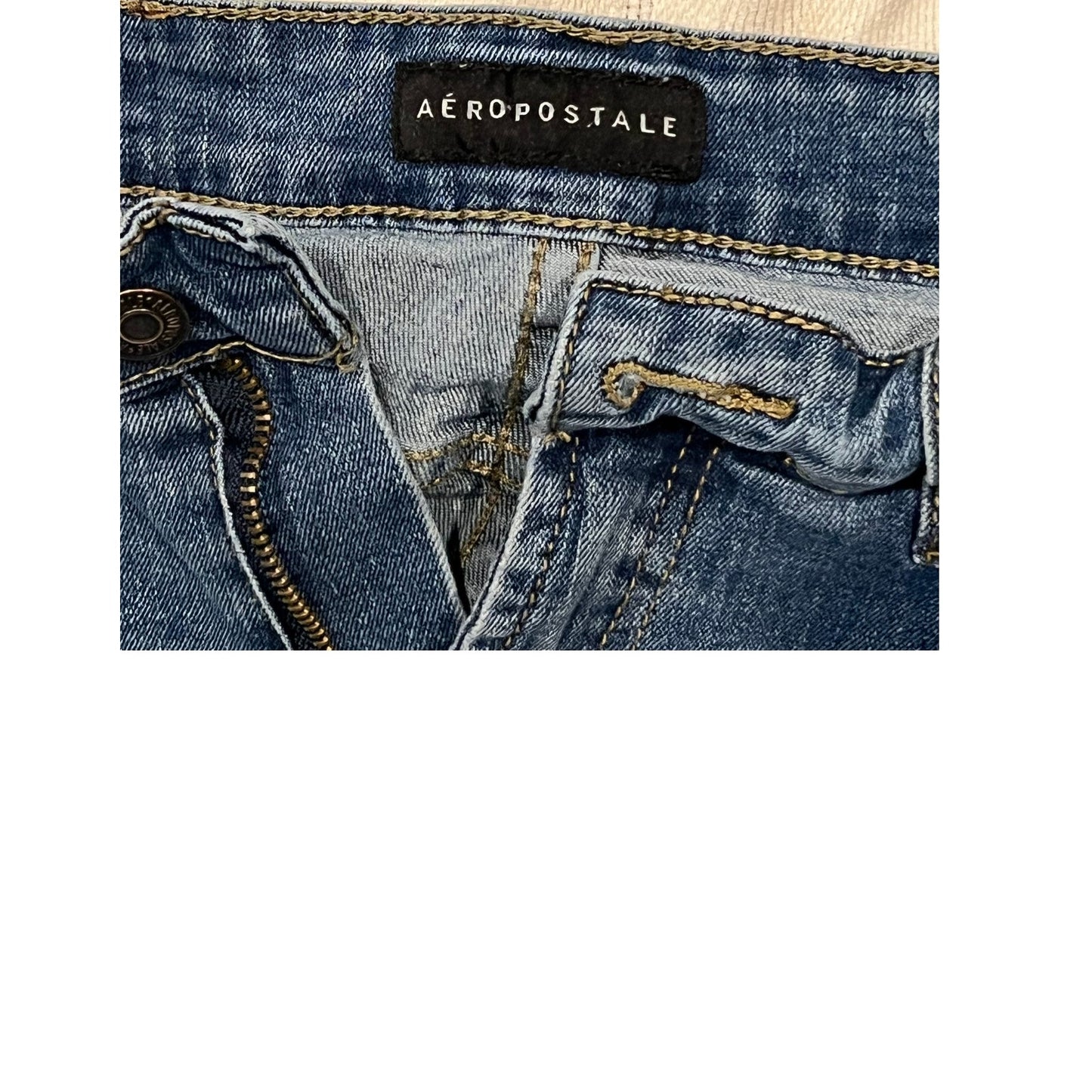 Aeropostale Slim Straight Blue Jeans Mens 32x30