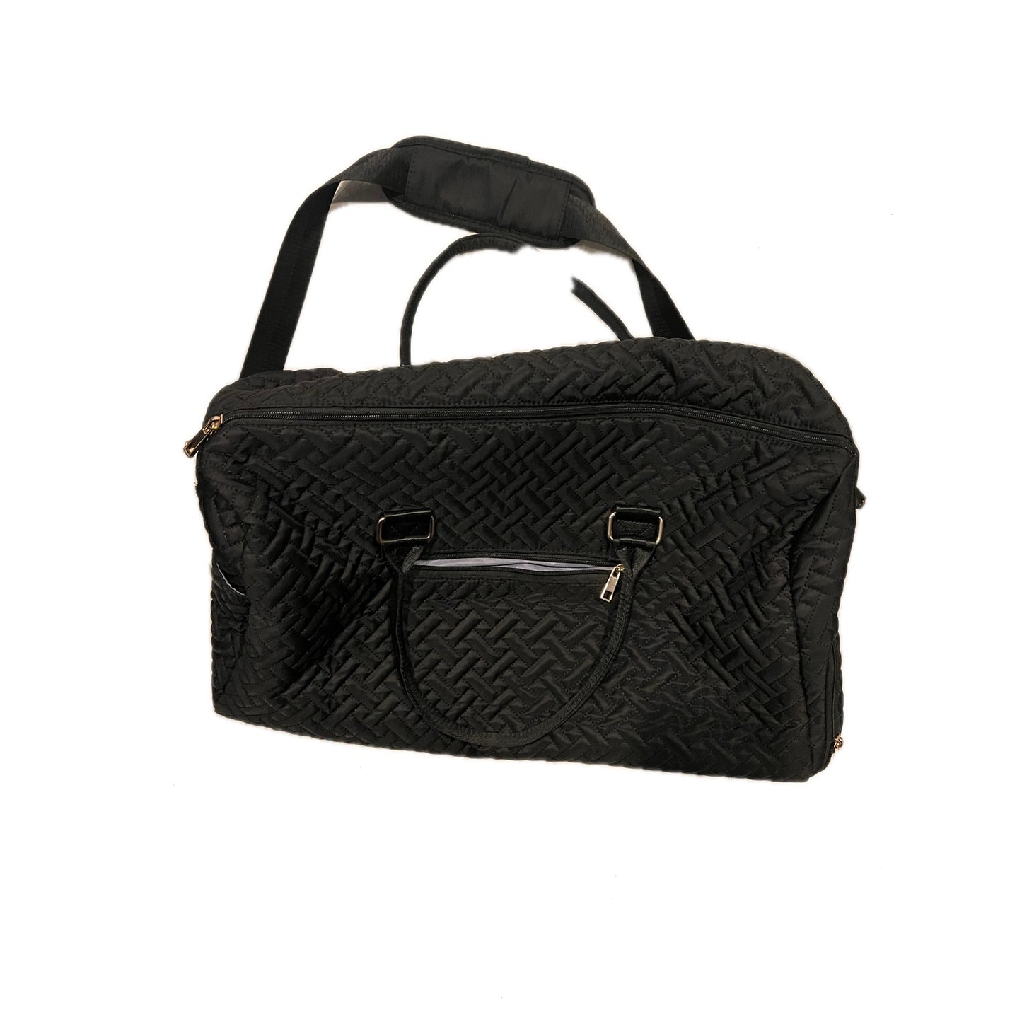 Baverge Travel Weekender Bag 20"x12"x10" Black Duffel Bag