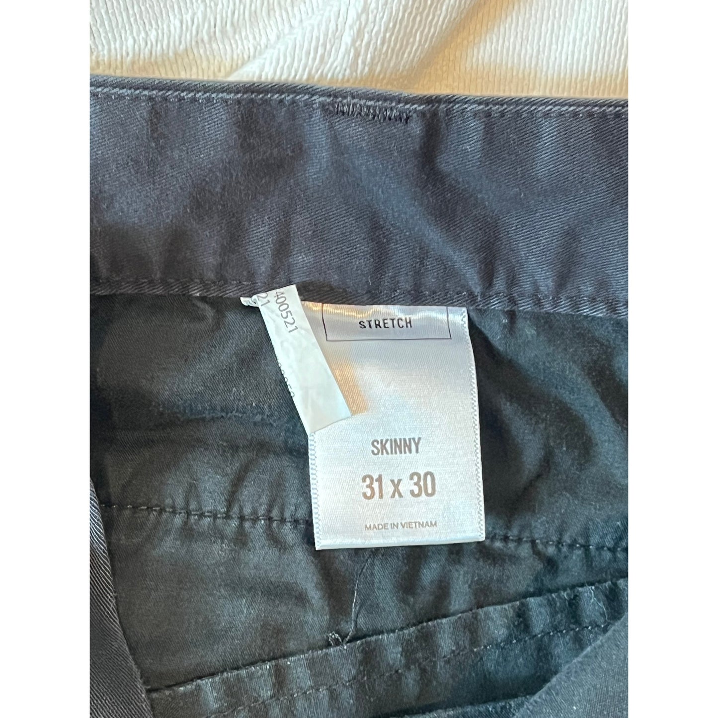 Express Skinny Leg Black Jeans Mens 31x30