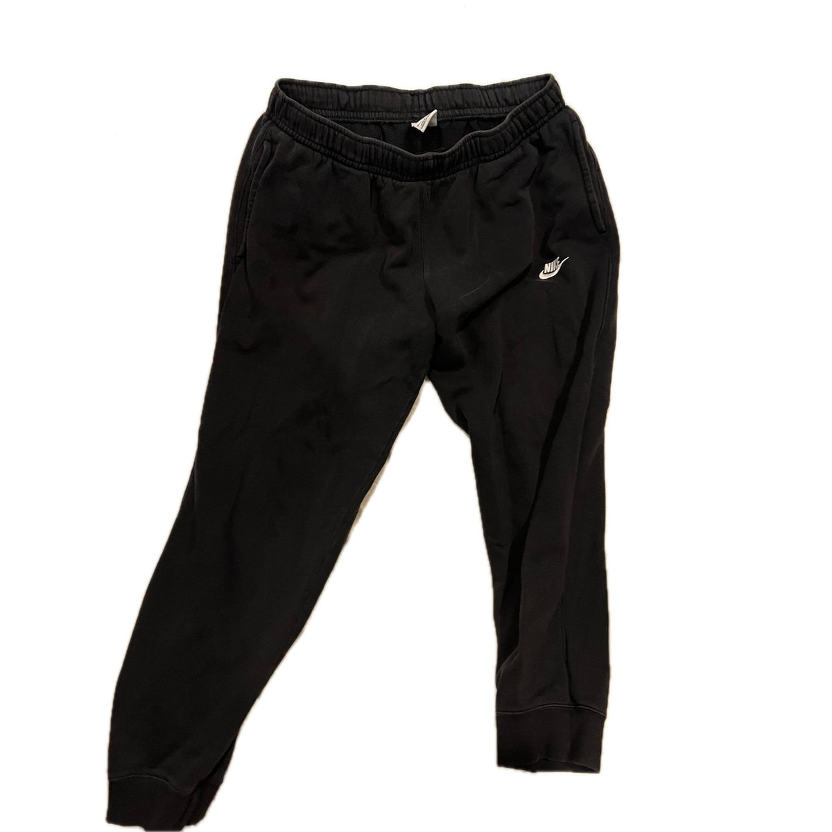 Nike Black Cuffed Ankle Cargo Sweatpants Mens Size XL