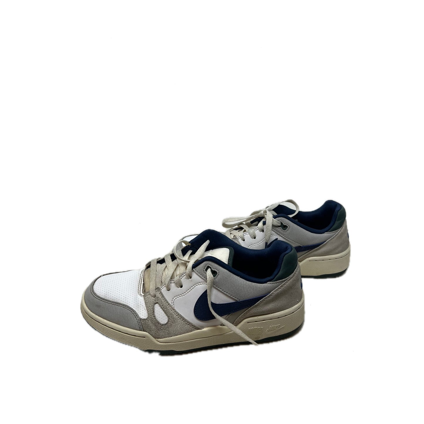 Nike Full Force Low Blanco Azul Marino Verde Hombre 7.5