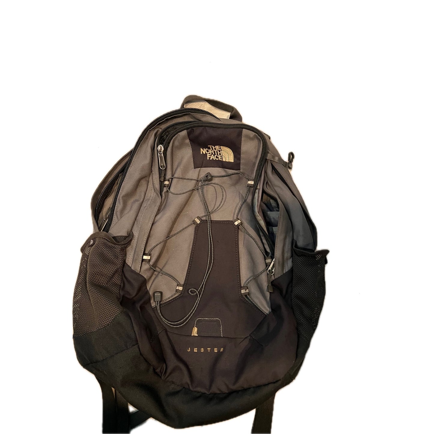 The North Face Jester Gray Black Backpack