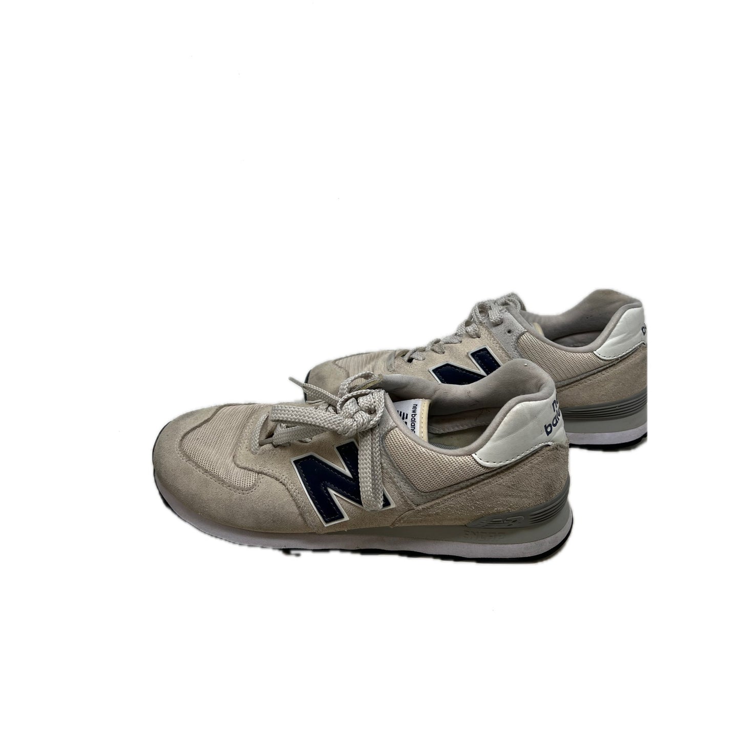 New Balance 574 Tan Navy Mens 10