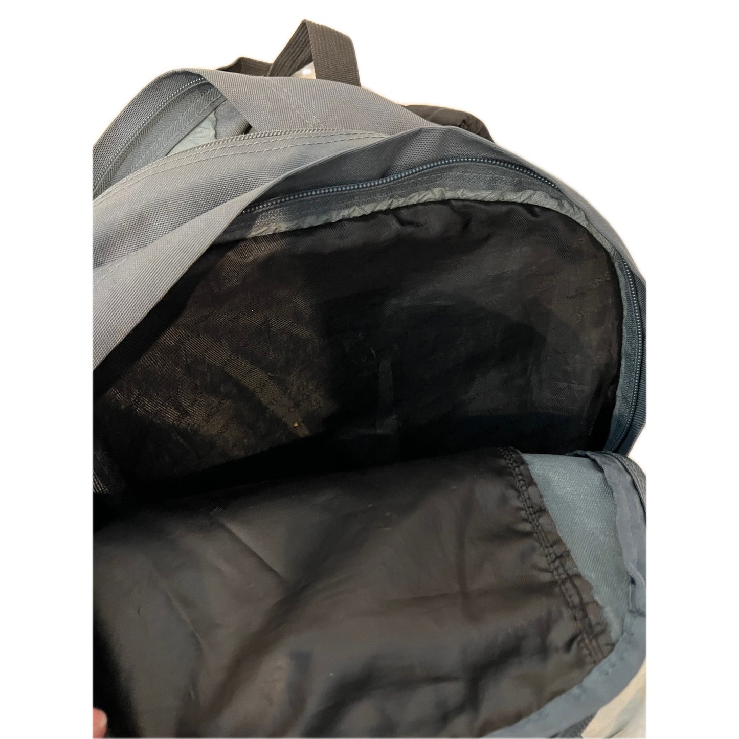JanSport Blue Gray Black Main Campus Backpack