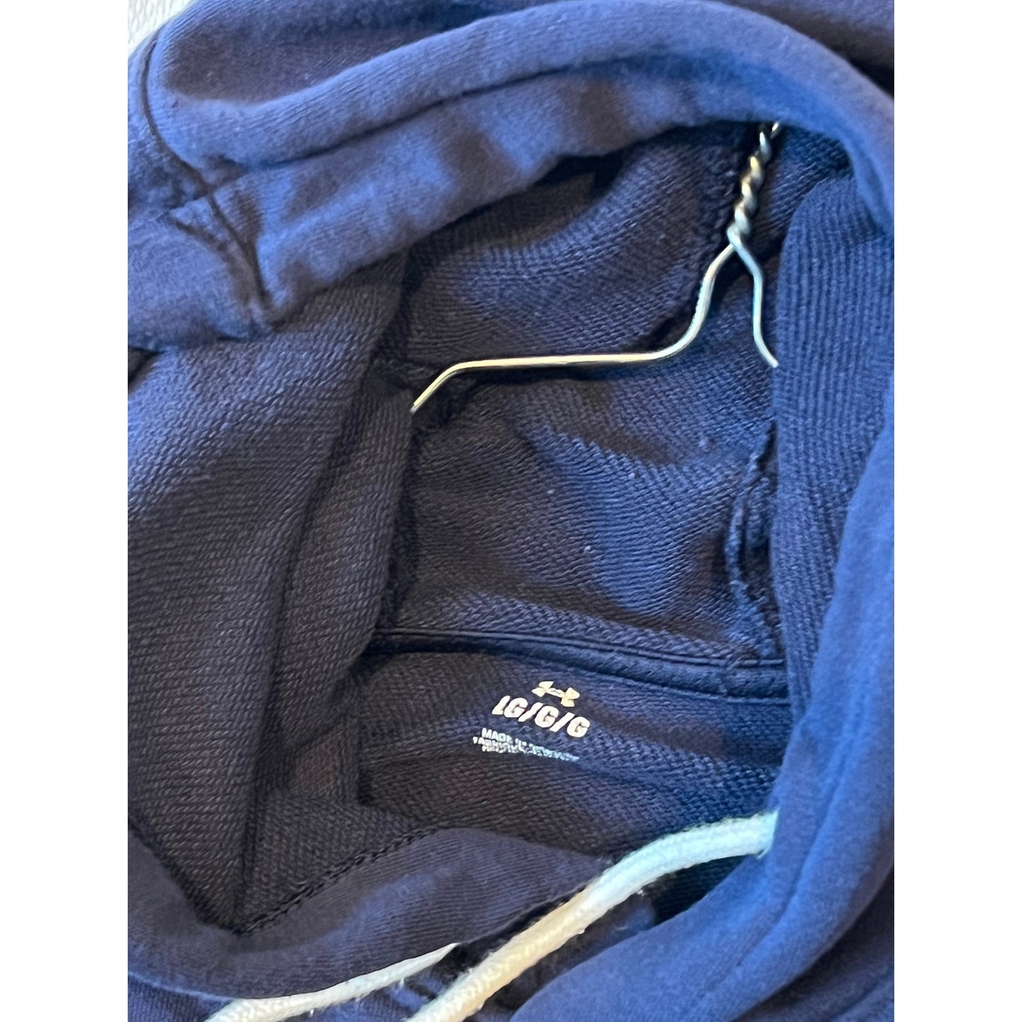 Under Armour Blue Pullover Loose Hoodie Mens L