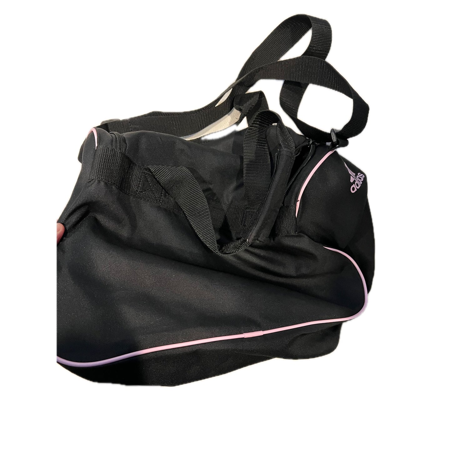 Adidas Defender Small Pink Black Gym Bag 18"x10"x12"