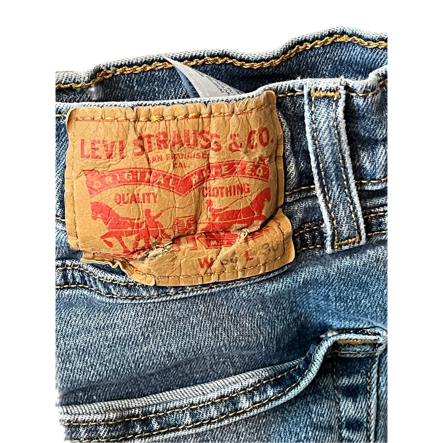 Jean Levi's 505 coupe droite régulière pour homme, 36x30