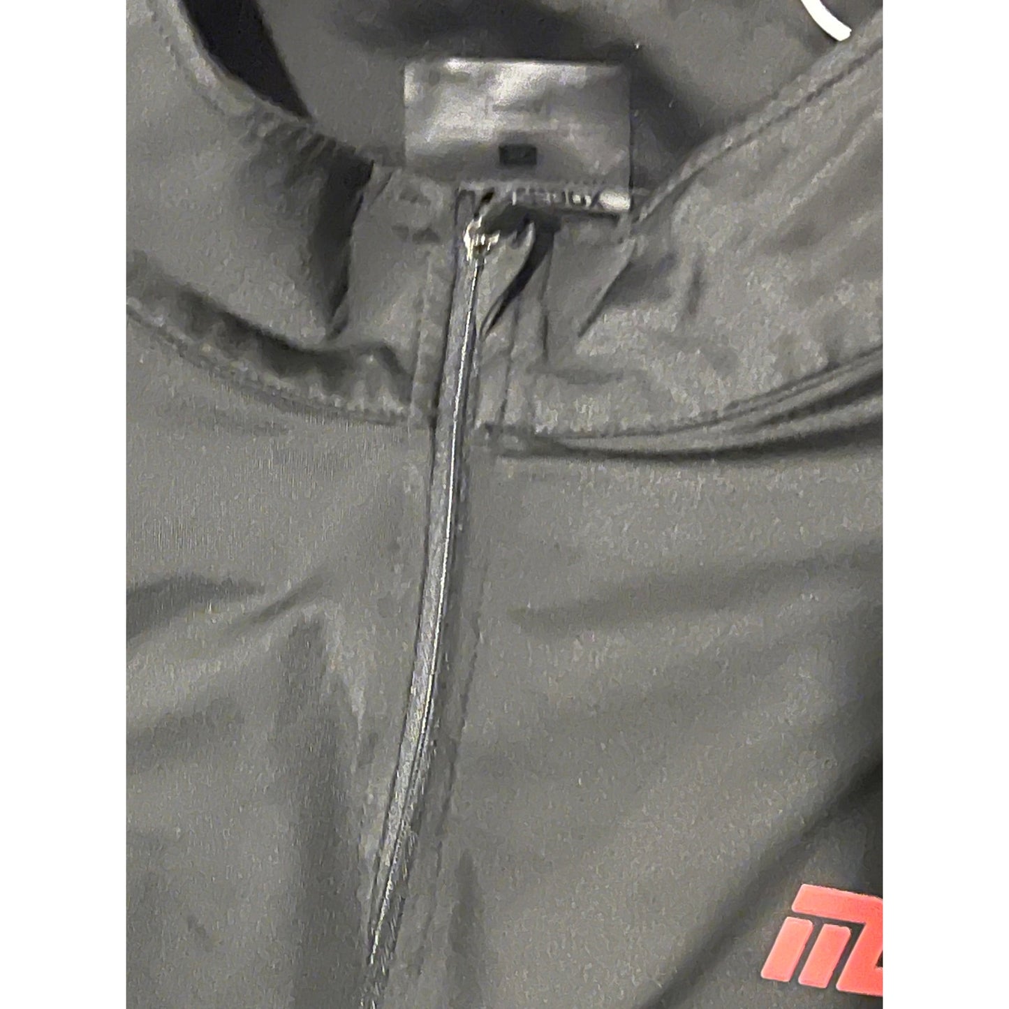 Camisa de manga larga con cremallera corta Musclebox, negra, para hombre, talla XL