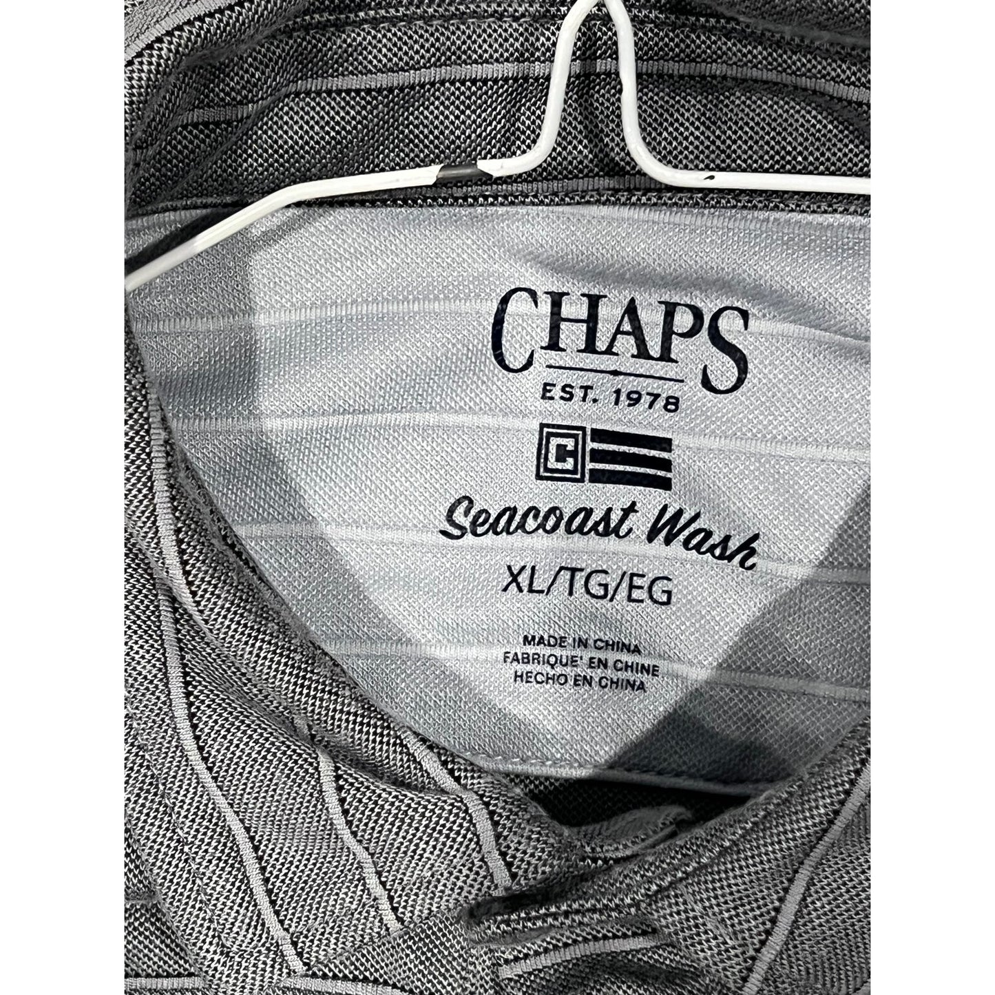 Chaps Seacoast Wash Golf/ Polo Shirt, Mens XL