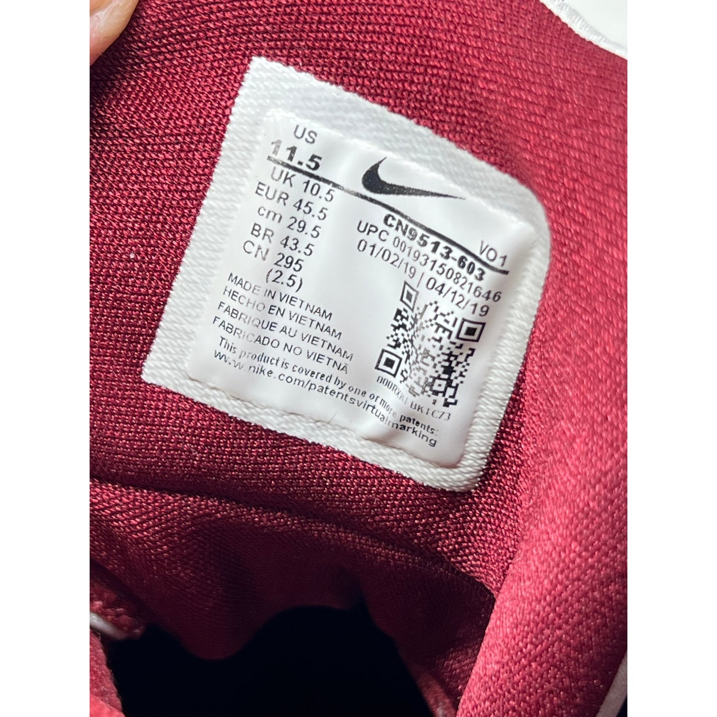 Nike Paul George PG3 Nike PG 3 TB 'Team Red' Mens 11.5