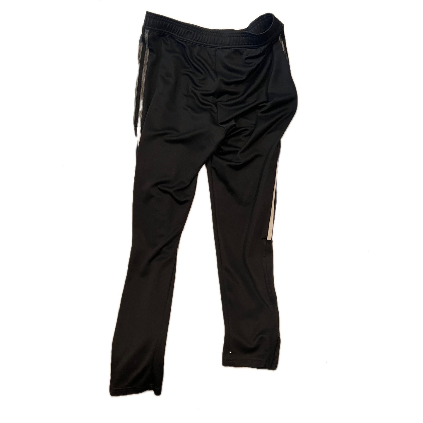 Adidas Three Stripe Black Trackpants Mens M