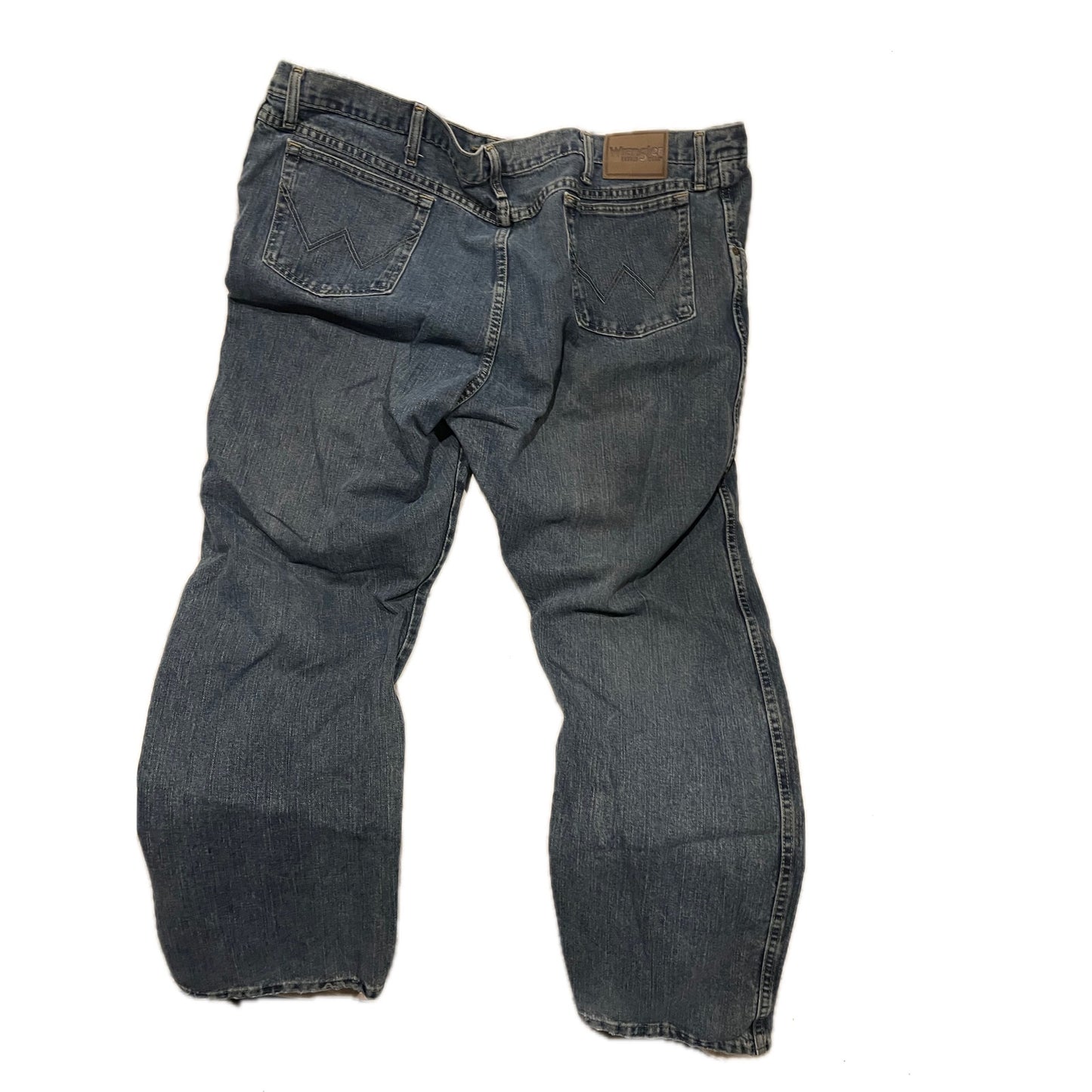 Wrangler Straight Blue Jeans Mens 46x32