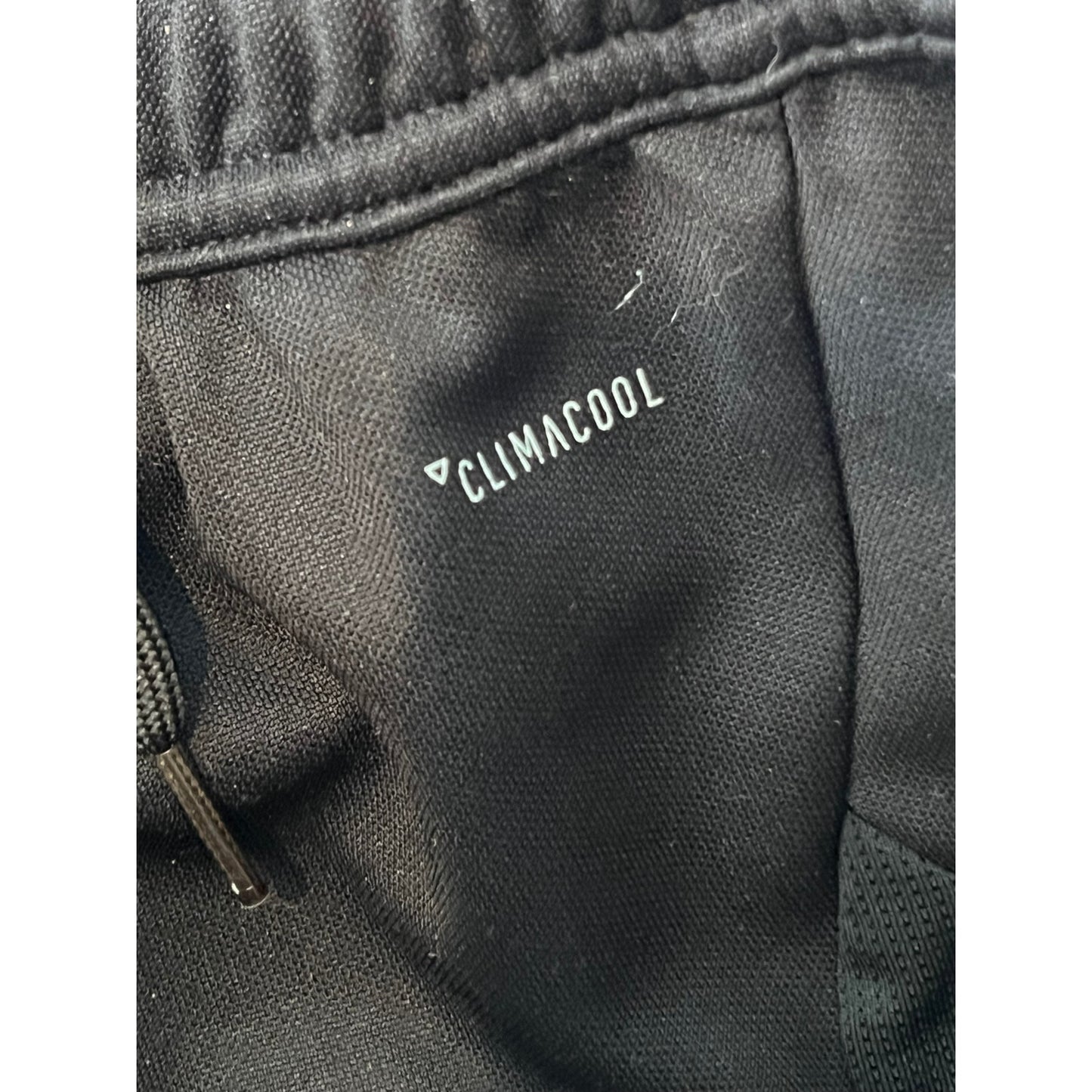 Pantalon de jogging Adidas zippé aux chevilles noir et blanc homme taille M