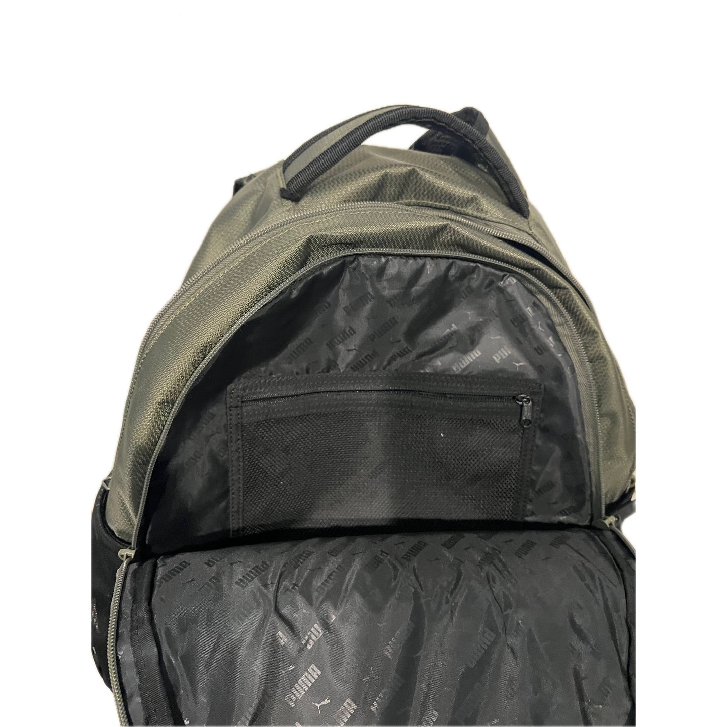 Puma Fluid Backpack with Computer Sleeve Olive Black 28L