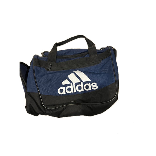 Adidas Defender Medium 20"x12"x10" Blue Black Duffel Bag