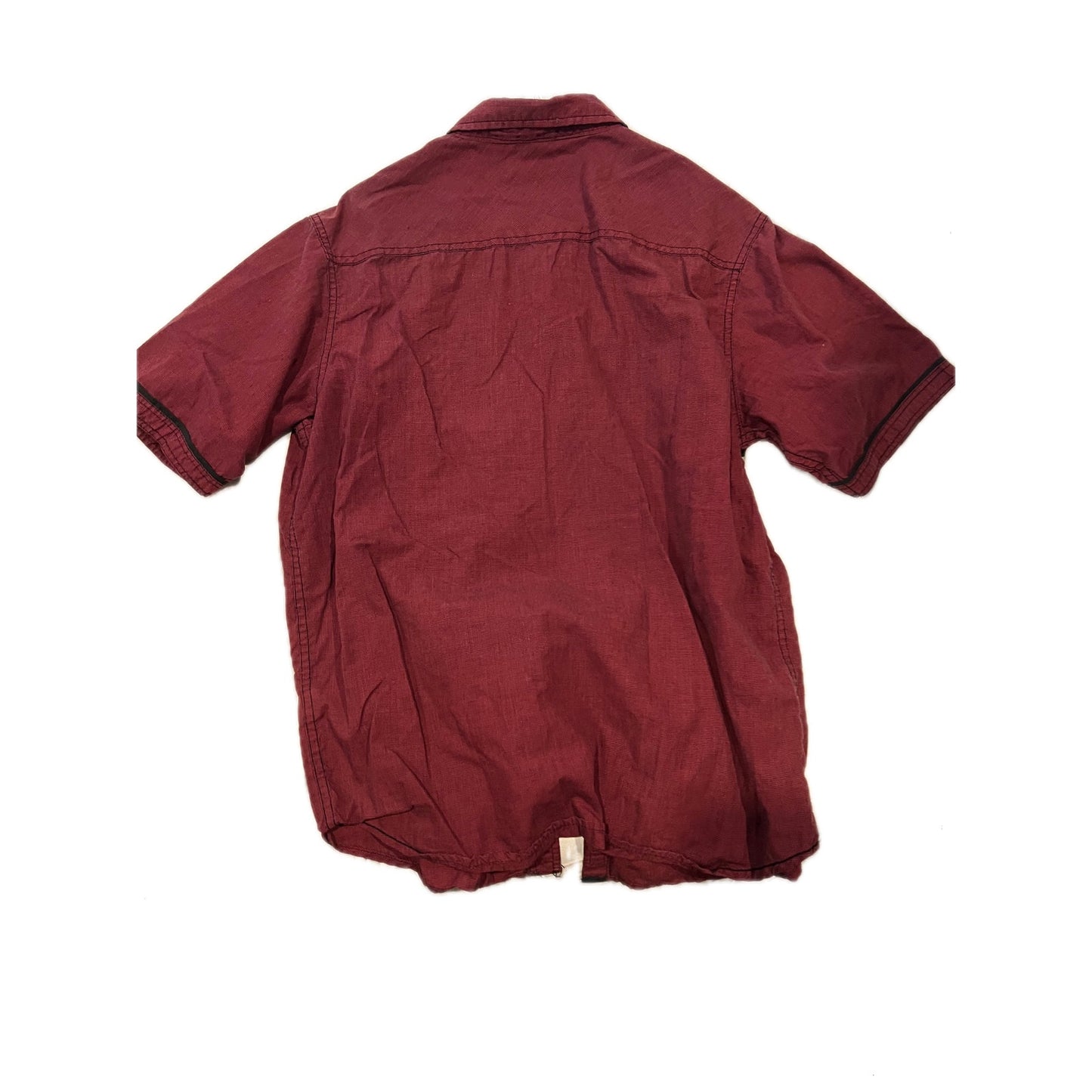 Distortion Clothing Co Short Sleeve Button Down Shirt Mens L