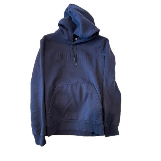 Puma Blue Hoodie Pullover Mens S