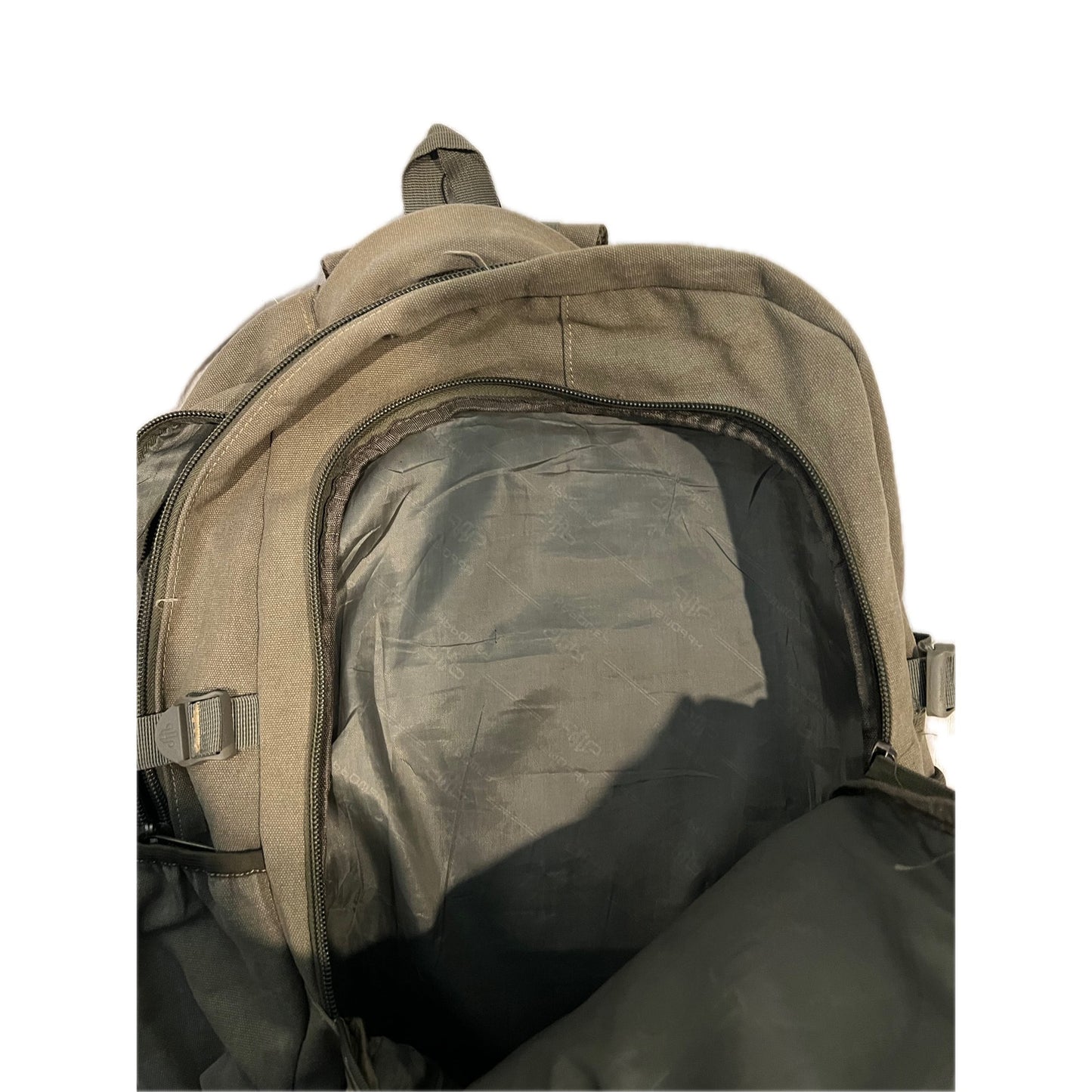 HPPower Brown Canvas Backpack Heavy Duty