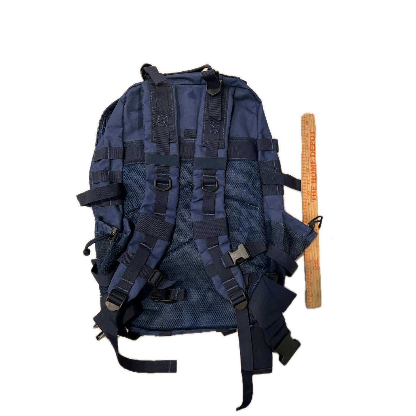 Generic Blue Canvas Tactical Backpack