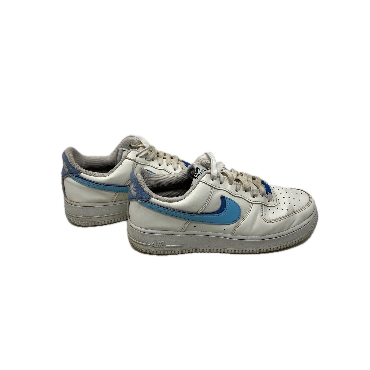 Nike Air Force 1 Low 07 LV8 82 Dble Swoosh Med Blue Mens 9.5