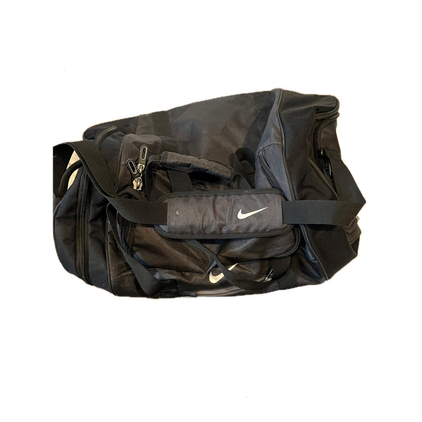 Nike Black Duffel Bag 22"x12"x10" Zipped