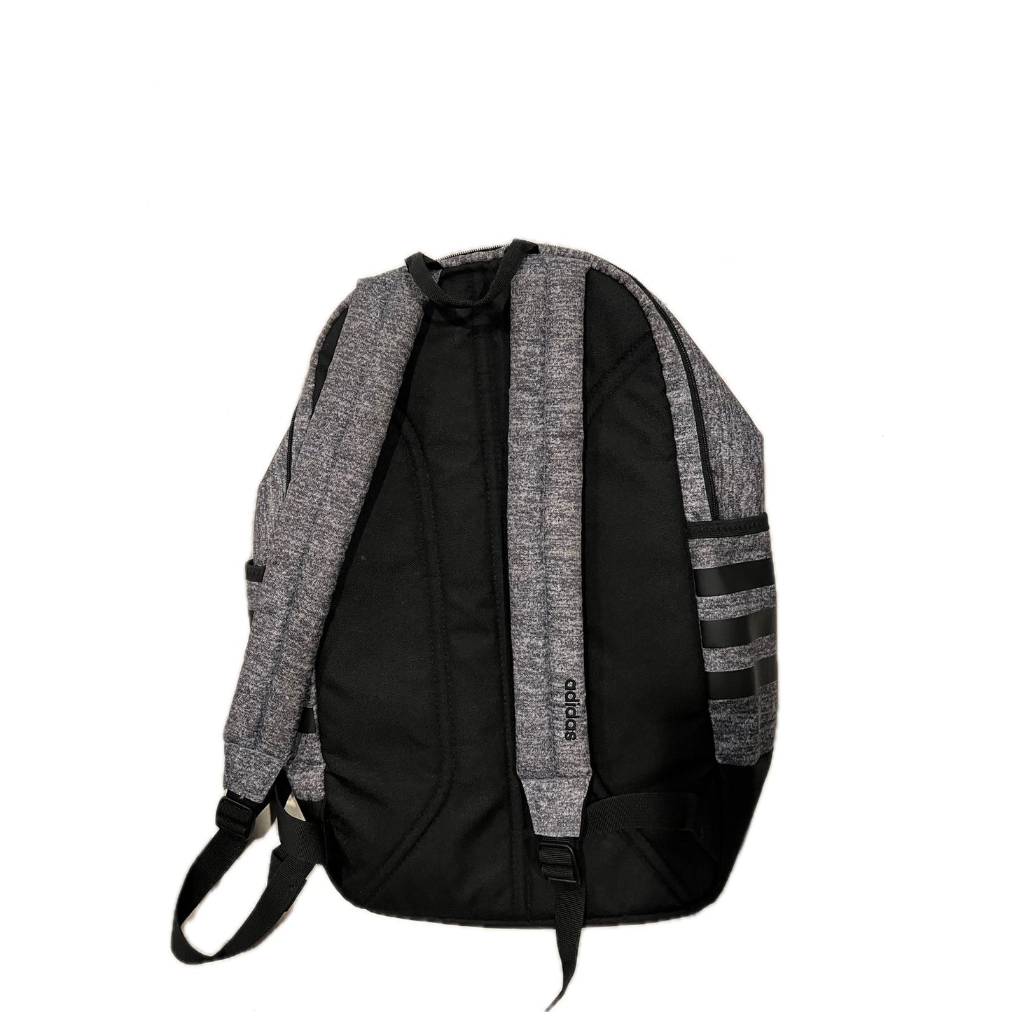 Adidas Classic Three Stripes Gray Black Backpack