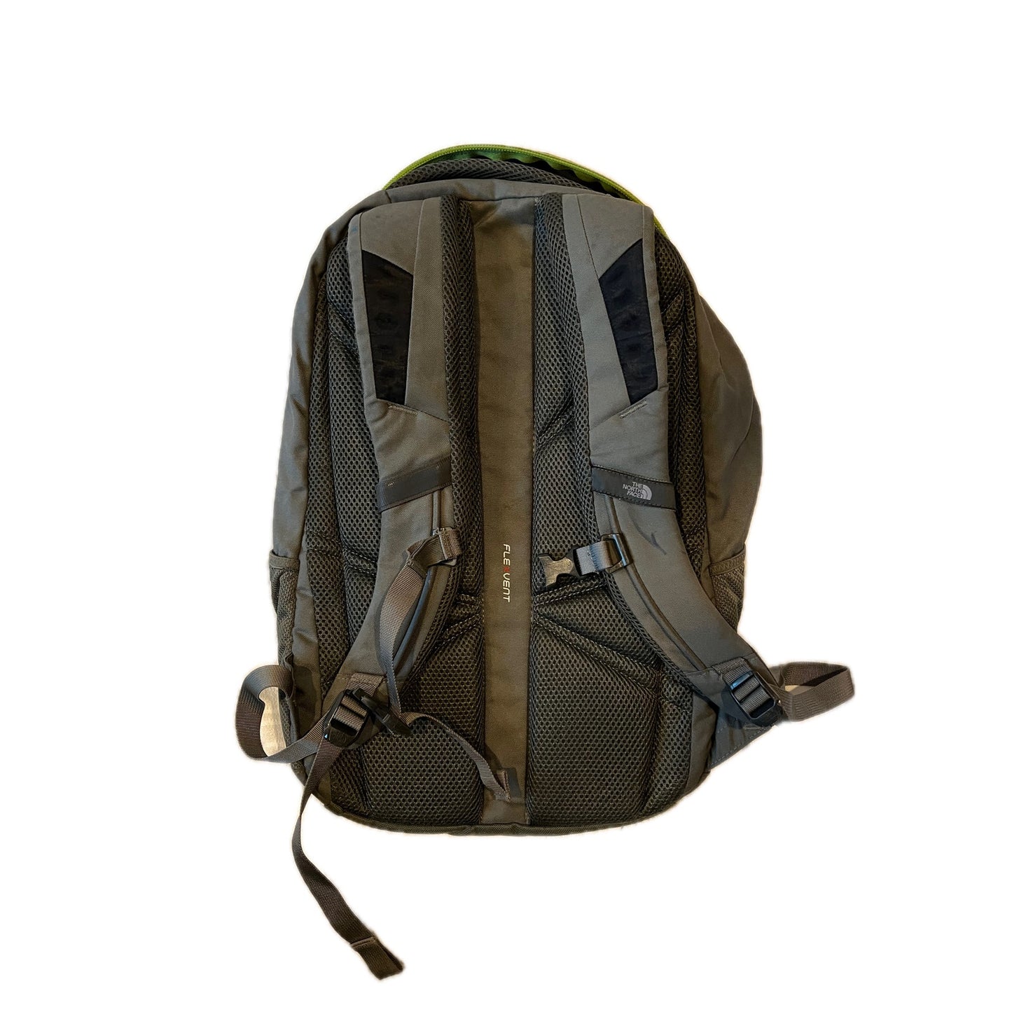 The North Face Jester Gray Lime Backpack