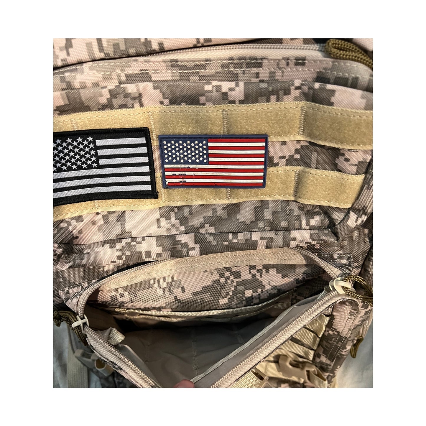 Wending Forward 45L Military Tactical Backpack Desert Camo