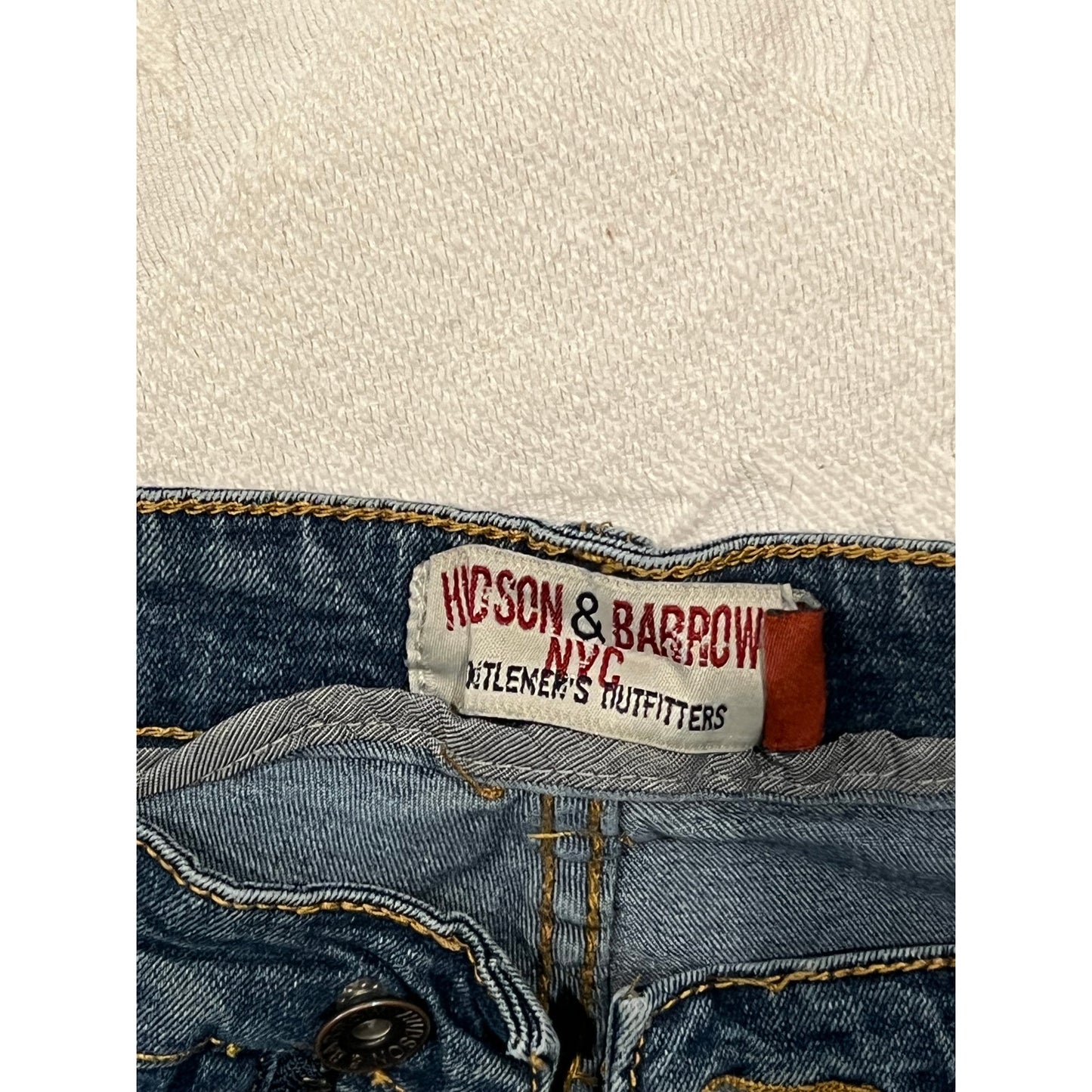 Jean slim extensible Hudson et Barrow pour hommes 36x32