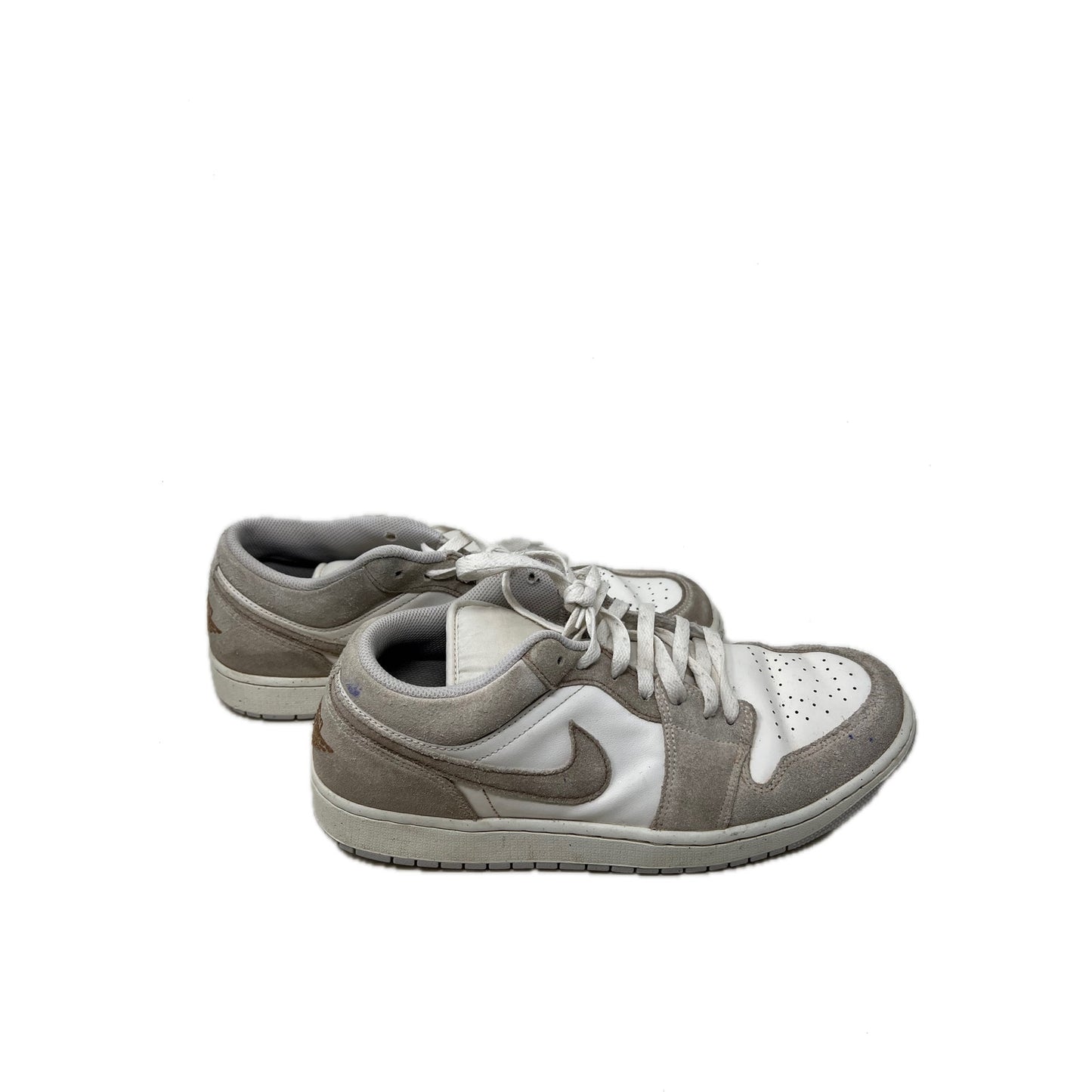 Nike Jordan 1 Low Gris Crème Blanc Homme 11
