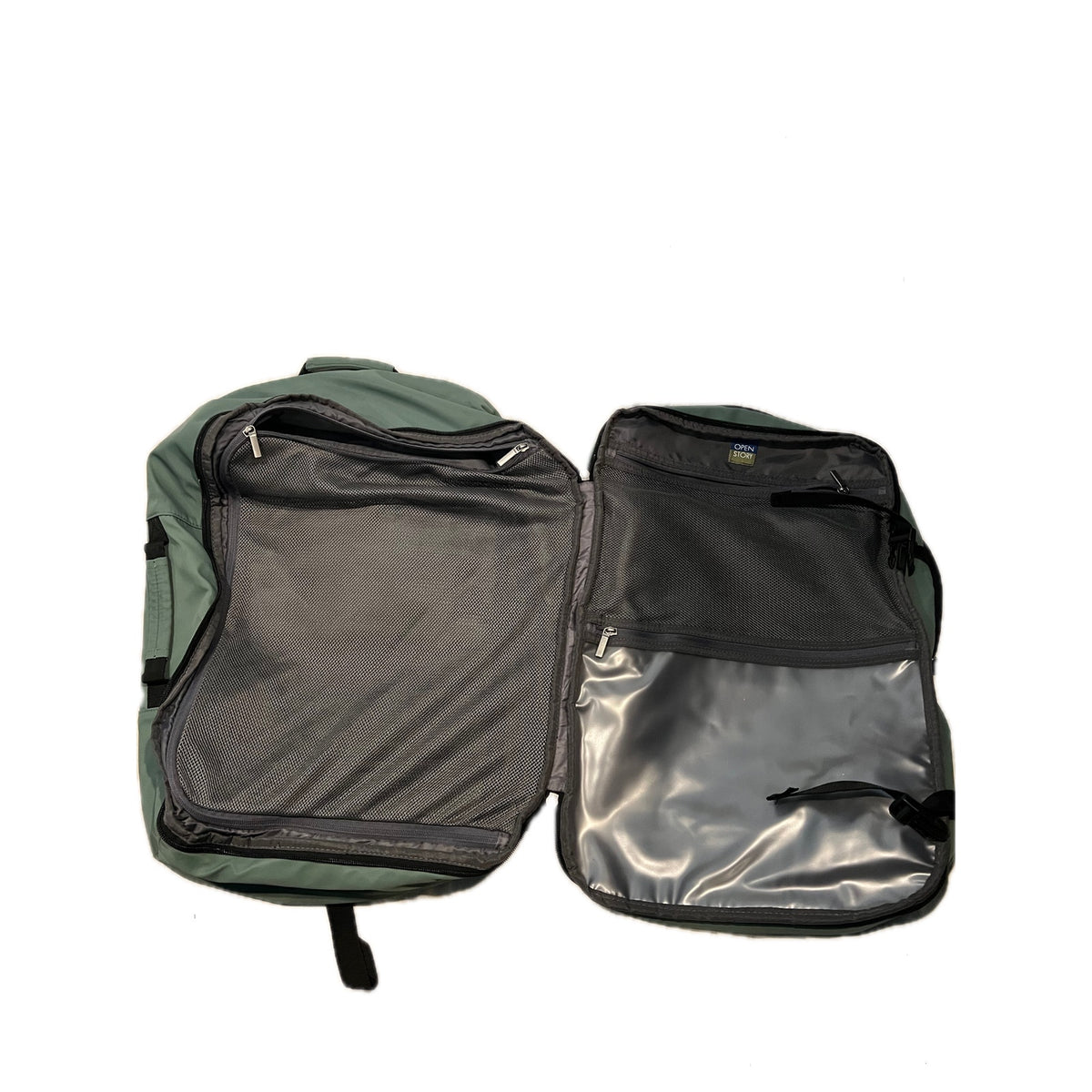 Open Story Signature Traveler Backpack Green