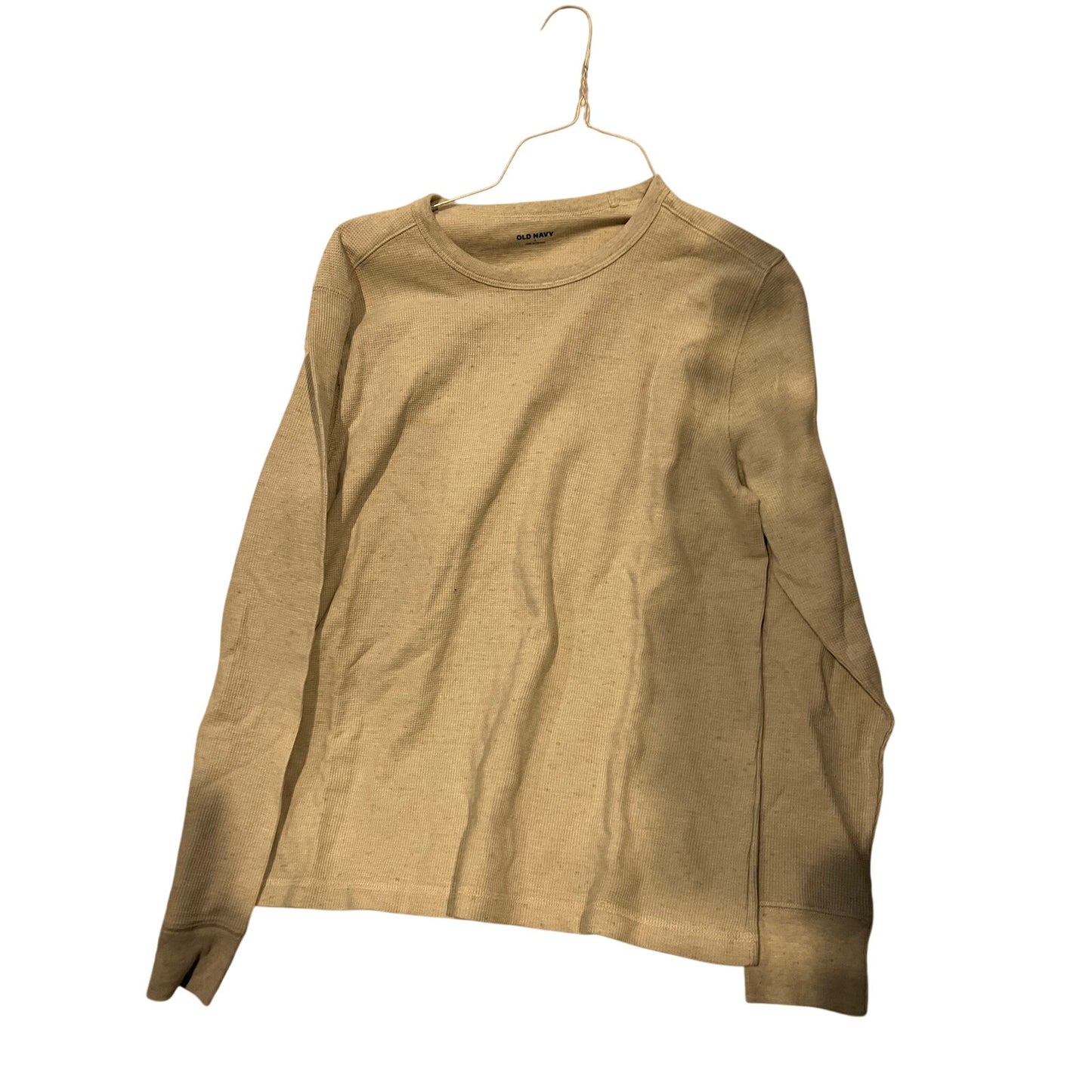 Old Navy Gray Beige Thermal Shirt Mens Large
