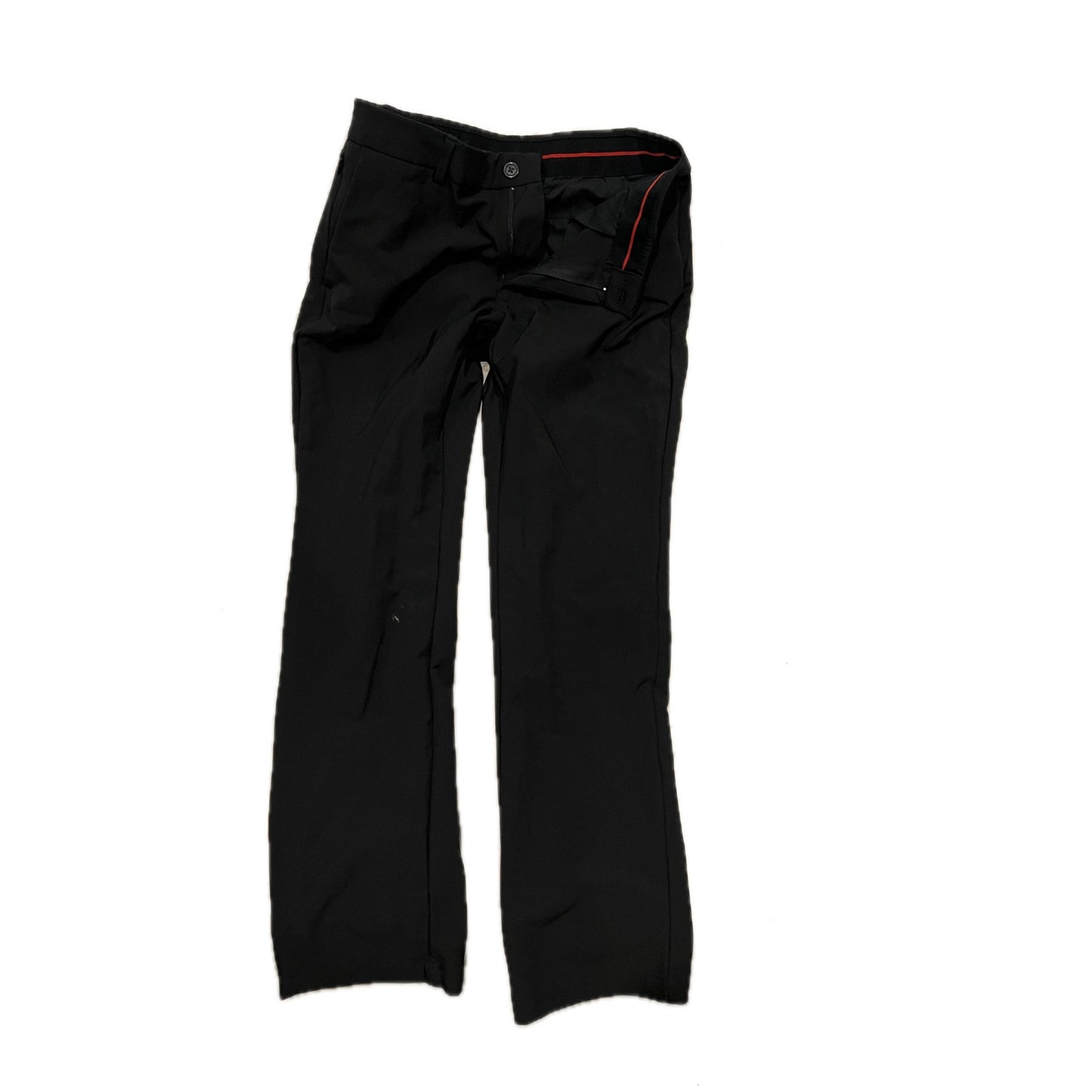 Van Heusen Flex Slim Black Casual Dress Pants 29x30