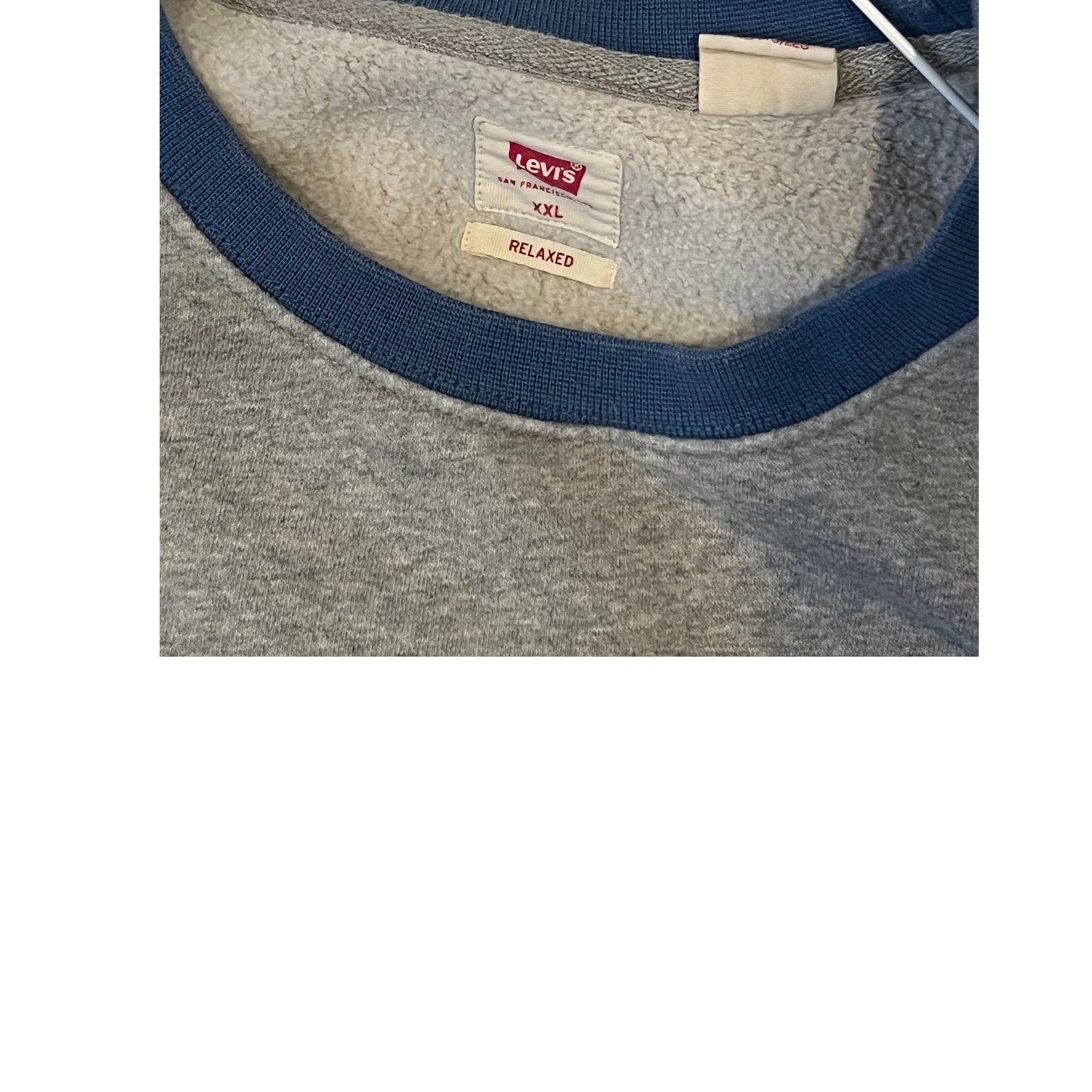 Levi's Gray Crewneck Sweatshirt Mens XXL