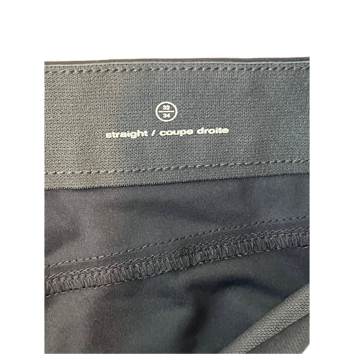 Pantalon Chino Coupe Droite Homme Dockers Go Noir Devant Plat 32x34