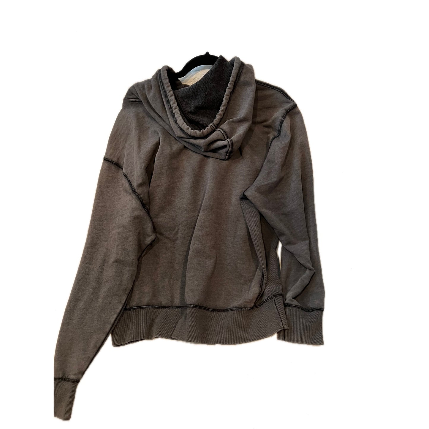 Old Navy Sweat-shirt à capuche noir et gris Homme Taille M