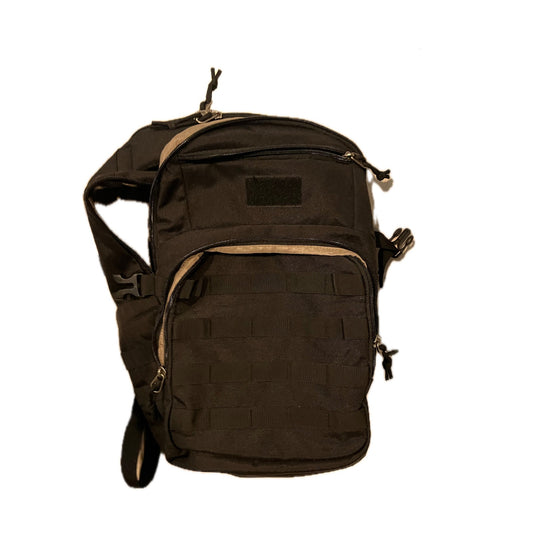 No Label 24L Computer/Tactical Backpack Black