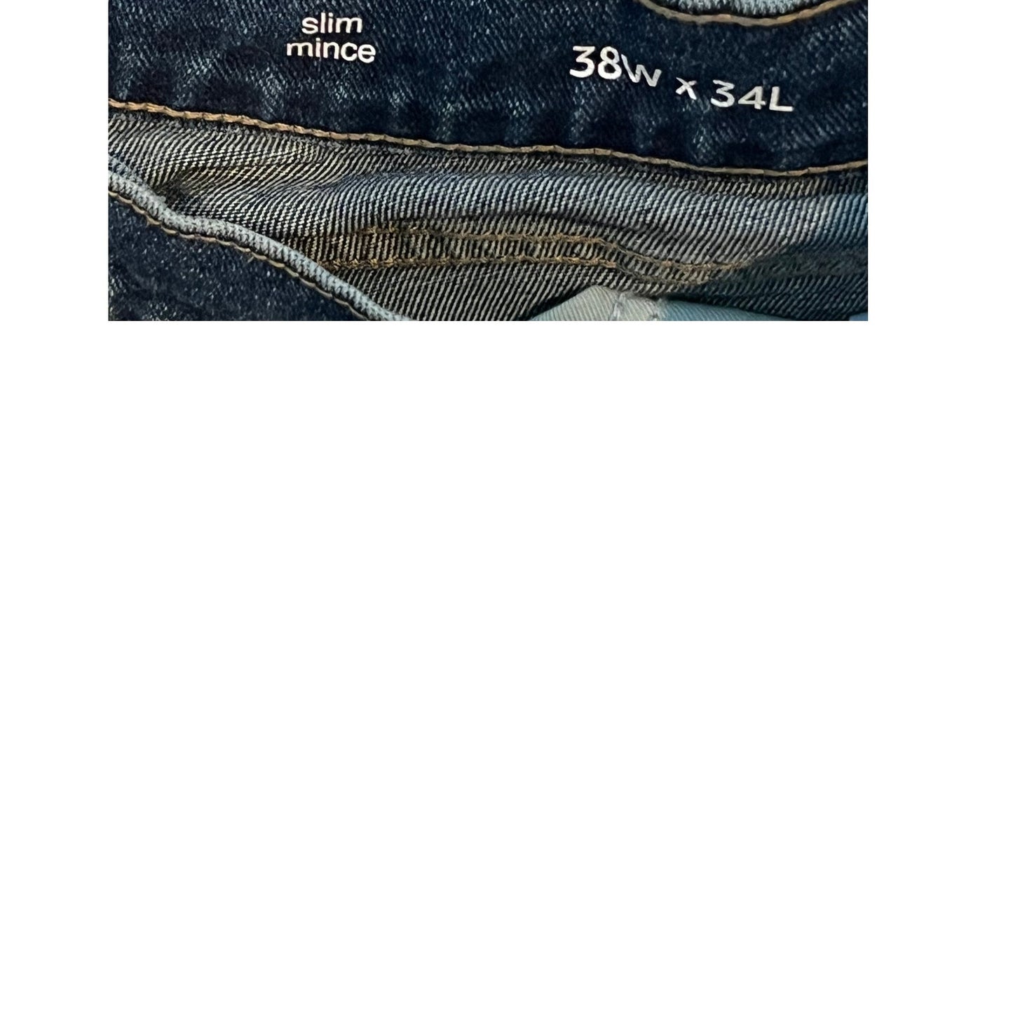 Jean ajusté Amazon Essentials bleu, homme 38x34