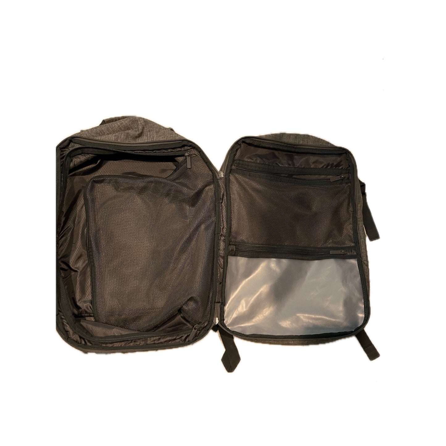 Target Made by Design XL Black Gray Clamshell Backpack 34L