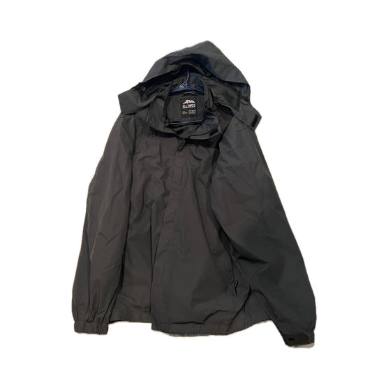 ELLSWOS Waterproof Hooded  Windbreaker Rain Jacket Mens 2XL