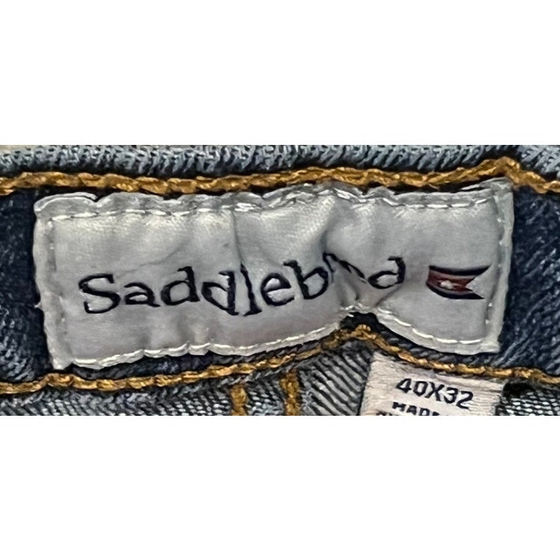 Saddlebred Straight Blue Jeans 40x32