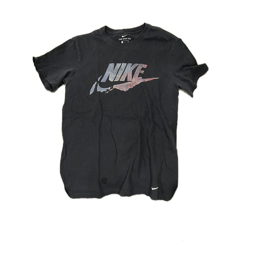 The Nike Tee Black Swoosh T-Shirt Mens S