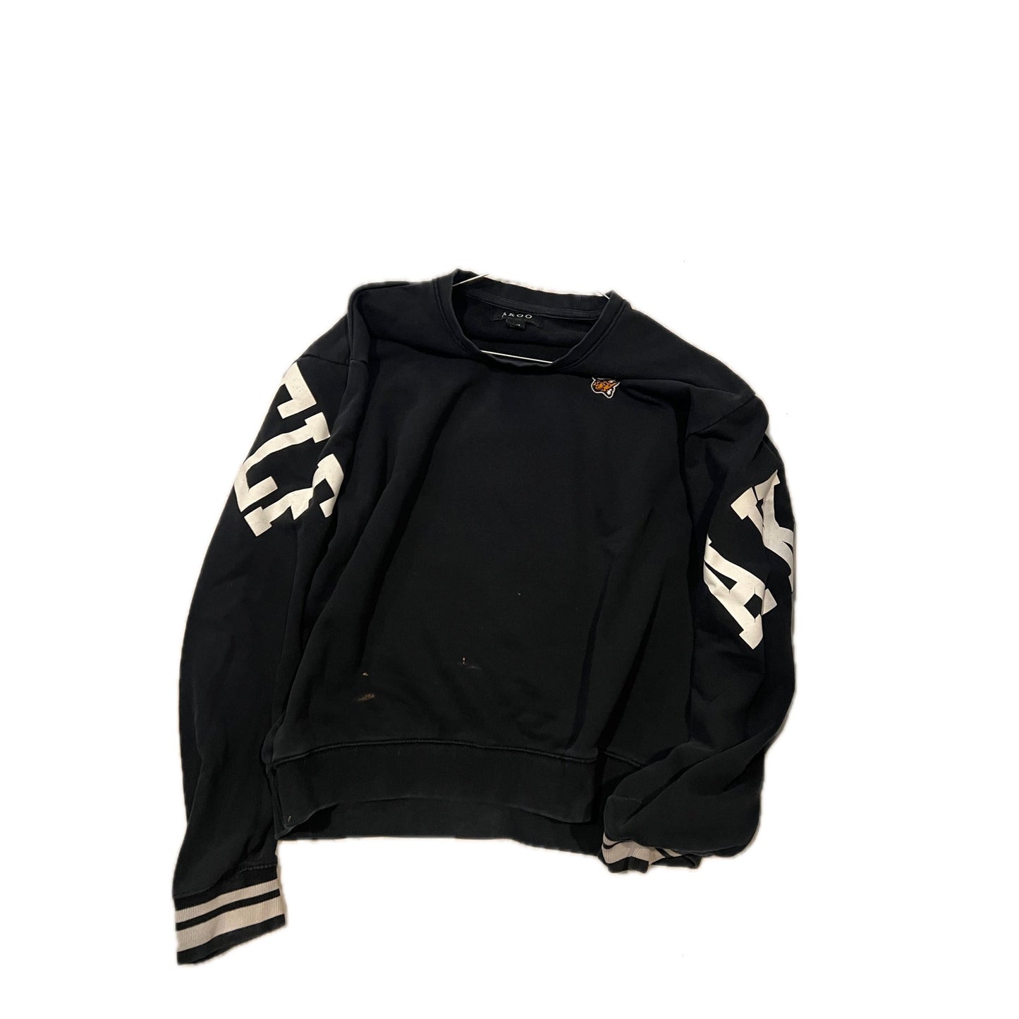 Akoo Black Taking of Oneself Crewneck Sweatshirt Mens XXL