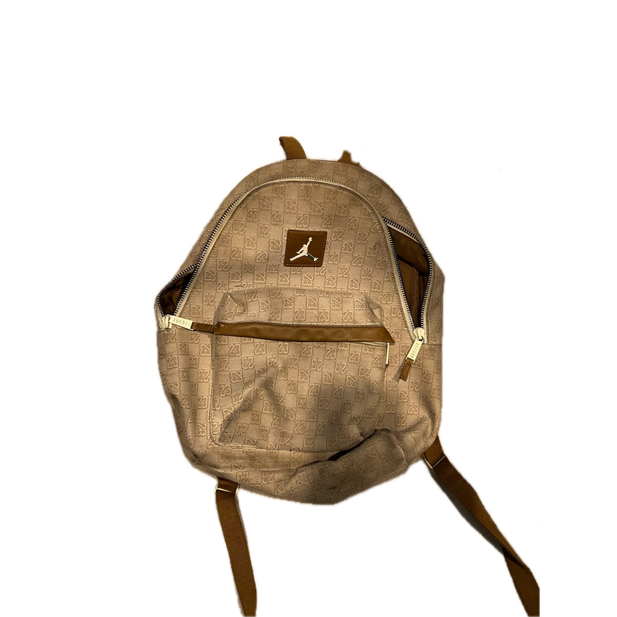 Nike Air Jordan Monogram Backpack Coconut Milk Beige
