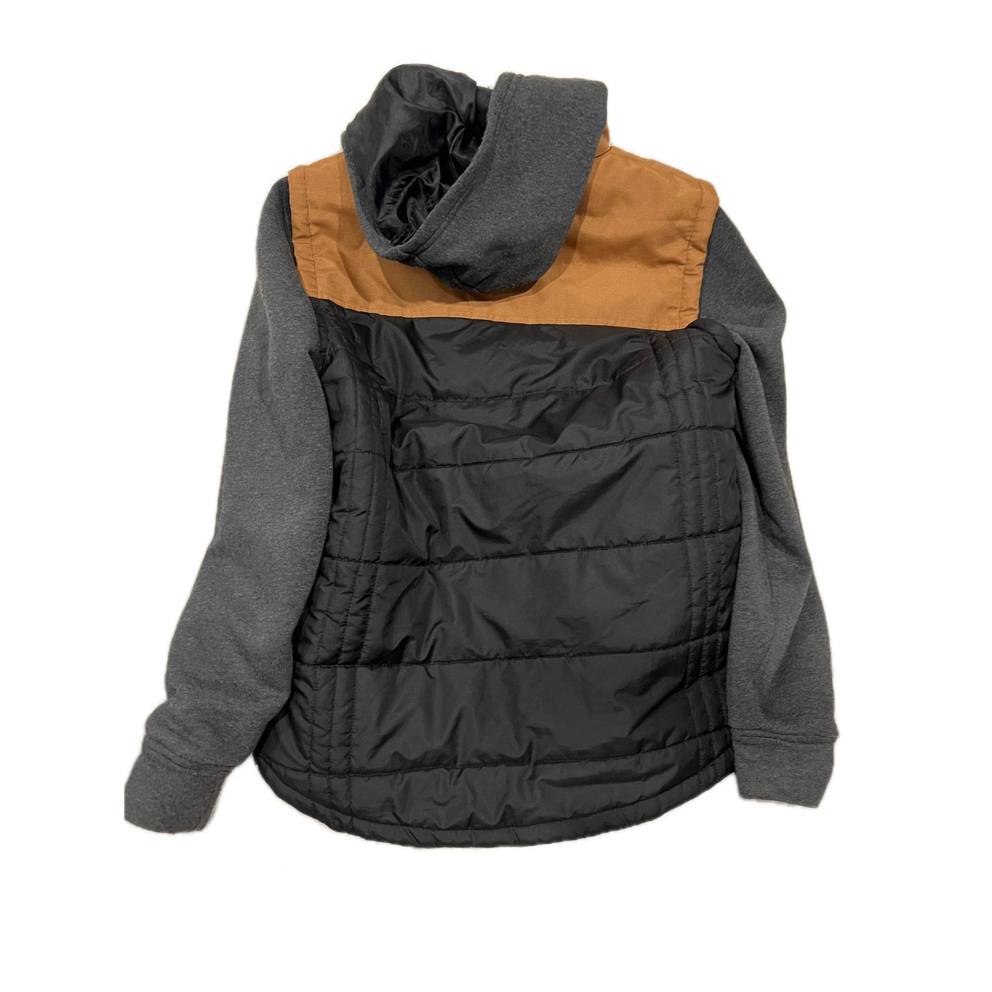 Distortion Hooded Vest Jacket Mens L